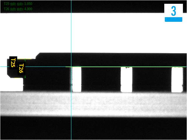 側(cè)面檢測效果