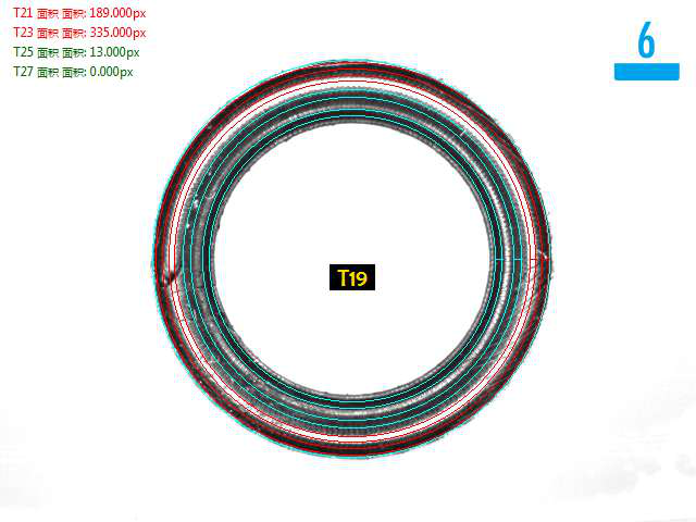 底部檢測斷裂不良分析圖:NG