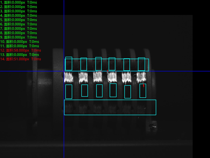 側面正光檢測不良品分析圖